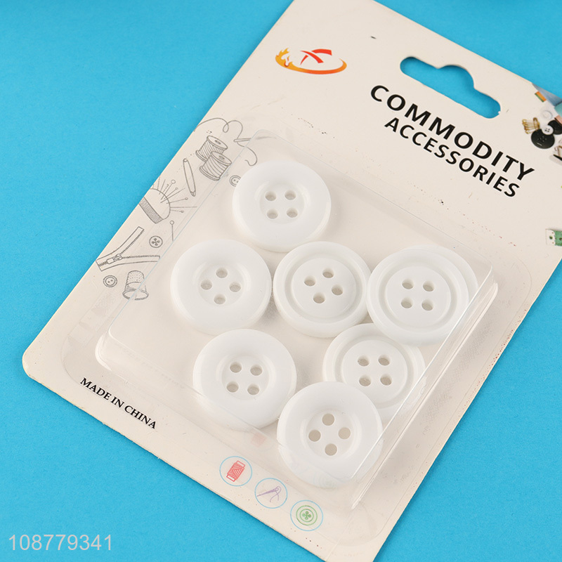 Factory price round 4-hole resin buttons for sewing