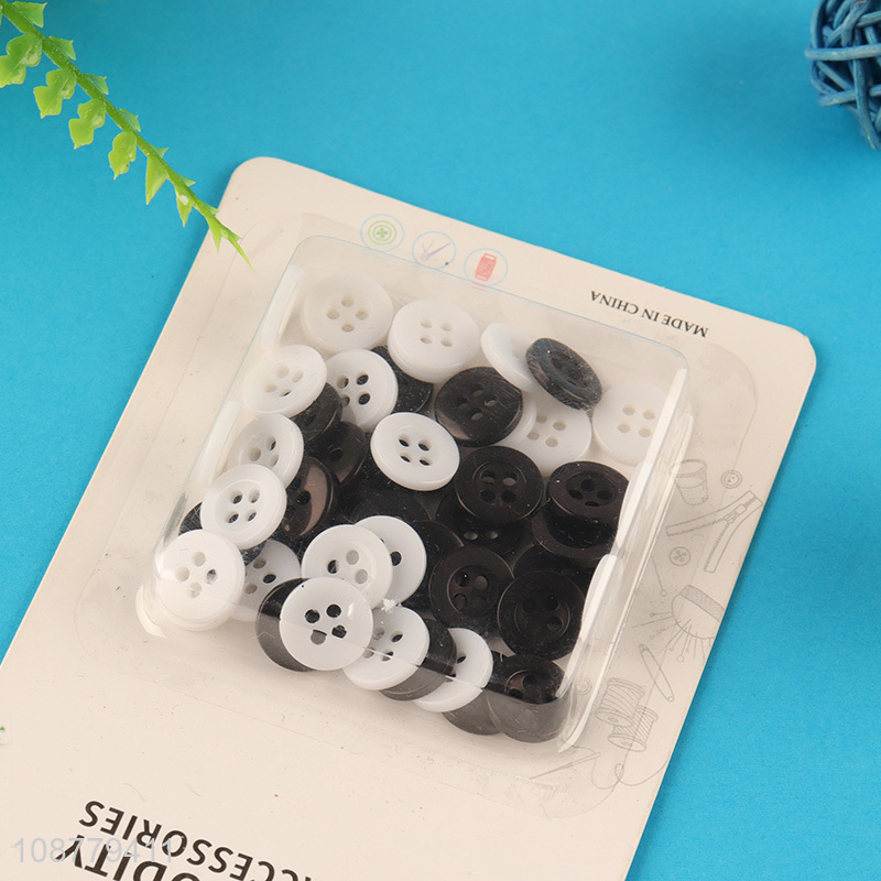 New product round 4-hole resin buttons for sewing