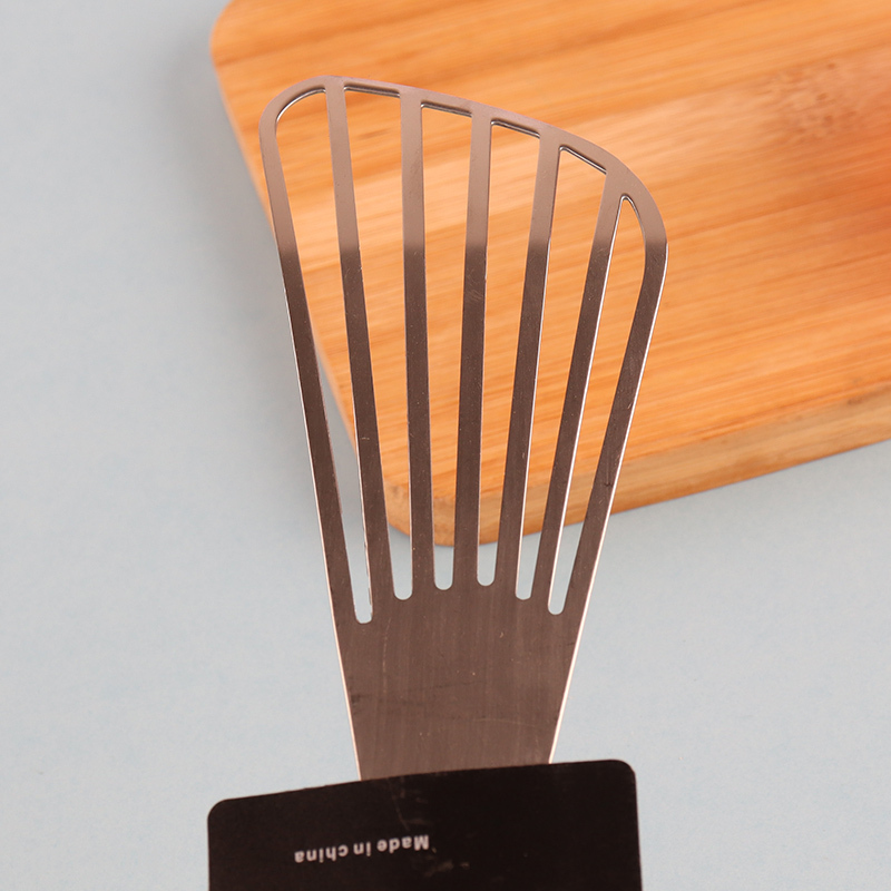 Most popular stainless steel slotted cooking spatula