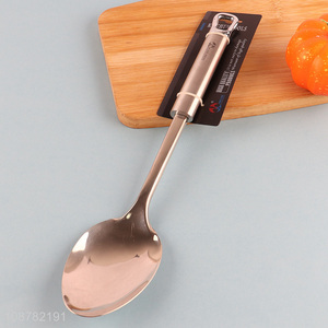 Cheap stainless steel soup ladle rice spoon for sale
