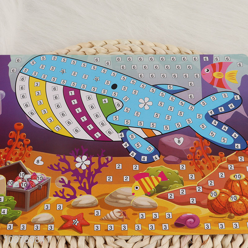 China Imports Kids Mosaic Sticker Art Kit  Sticky Art Craft