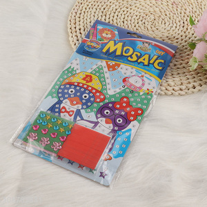 Factory Price DIY Mosaic Sticker Art Kit for Kids Toddlers