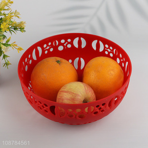 Wholesale plastic fruit vegetable drain basket for kitchen