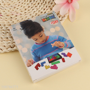 Wholesale 8pcs pop it building blocks bubble fidget toys