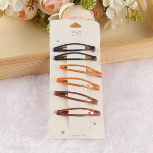 Top selling hollow alloy hairpin hair accessories