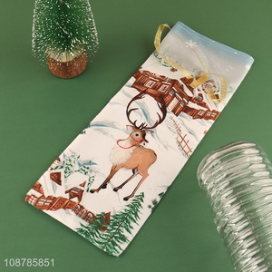Hot items christmas wine bottle cover for sale