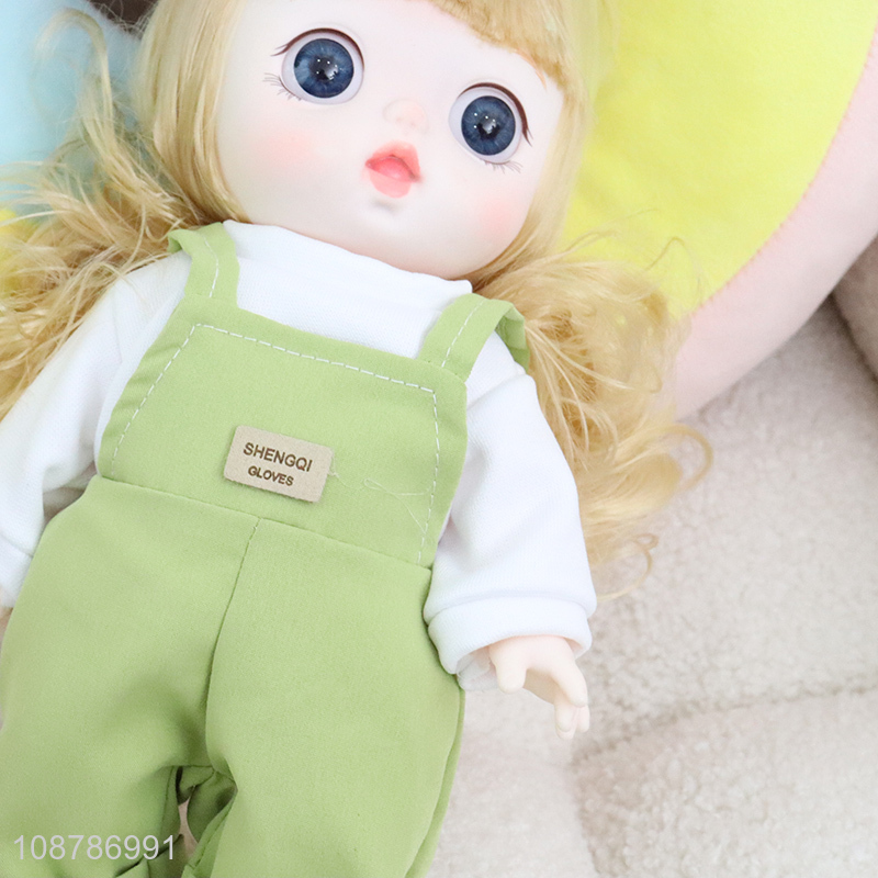 Good quality cute long hair girl doll baby toys