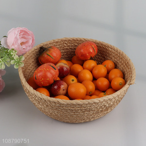 Good quality natural hand-woven storage basket for kitchen