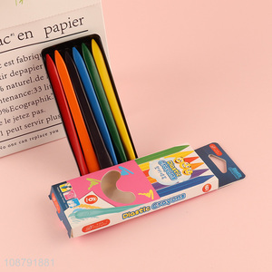 New arrival non-slip plastic painting crayon set