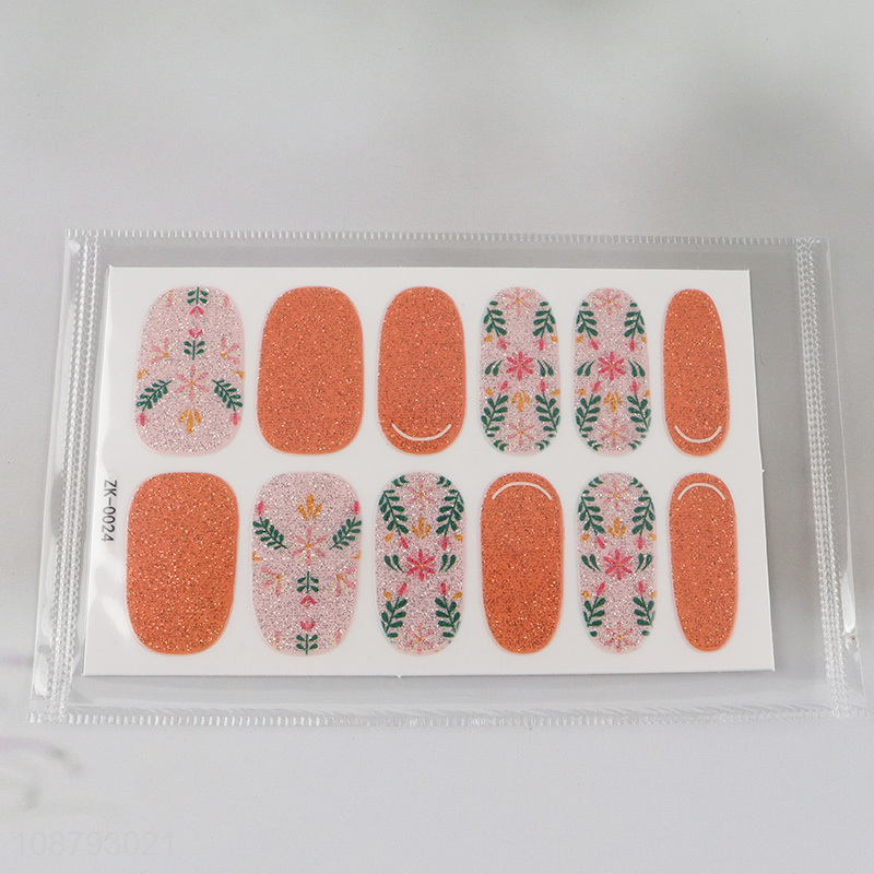 Factory price self adhesive double ended nail wraps