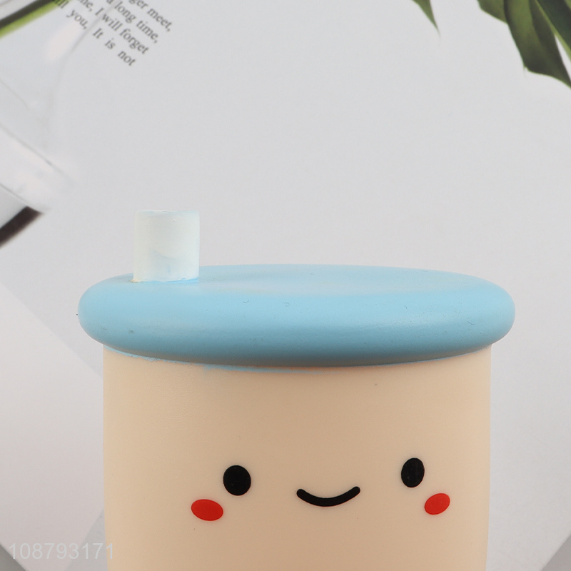 Wholesale cute milk tea cup shaped night light for kids