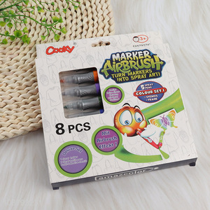 Online wholesale 8pcs airbrush markers set for kids