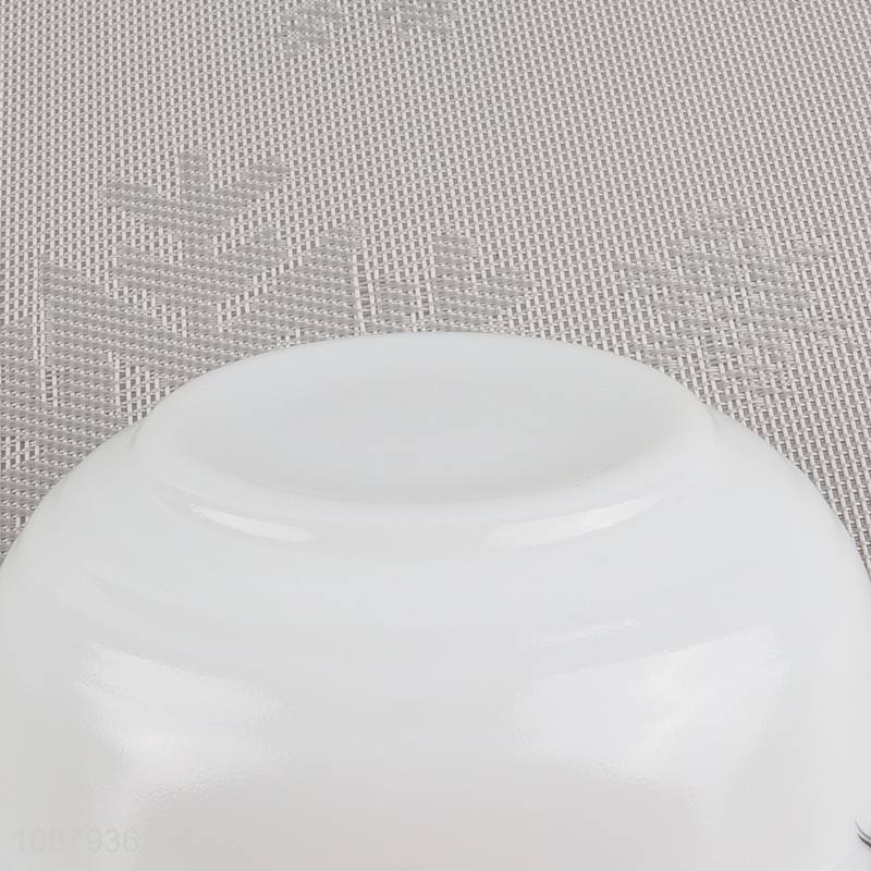 Wholesale round floral pattern ceramic bowl rice bowl