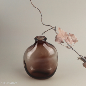 Good quality glass vase for living room & bedroom decoration