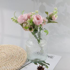 New arrival glass <em>flower</em> <em>vase</em> hydroponic <em>vase</em> for home decor