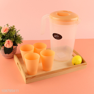 Best selling household plastic water jug and water cup