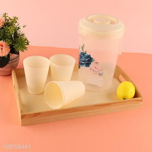 New product plastic water jug water cup set