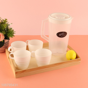 Hot items plastic water kettle water jug with water cup