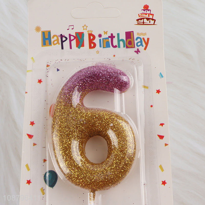Good quality numberal birthday candle for cake