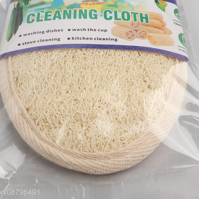 Factory price heavy duty natural loofah sponge scouring pads