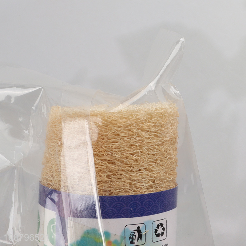 Hot selling natural loofah scouring pads dish scrubbers