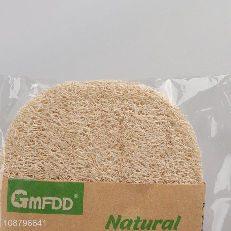 Wholesale heavy duty natural loofah sponge scouring pads