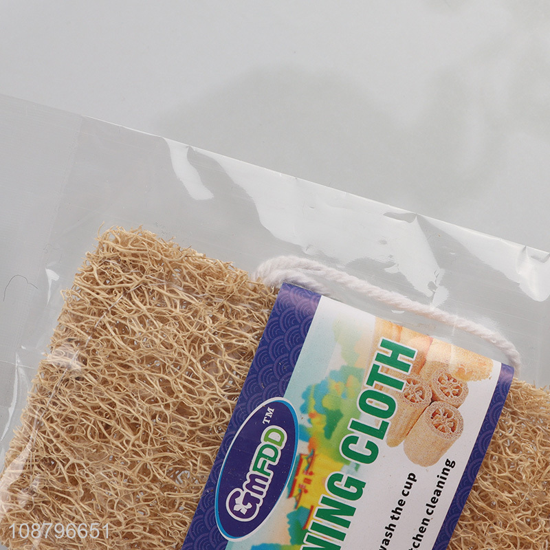 High quality natural loofah scouring pads dish scrubbers