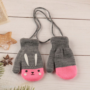 Good quality cute <em>winter</em> <em>gloves</em> hanging neck <em>gloves</em> for kids