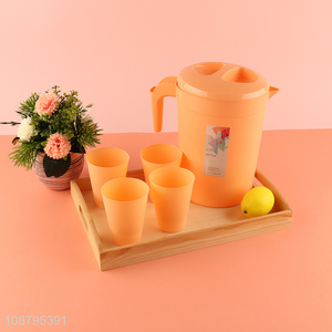 Top products plastic water jug and water cup set