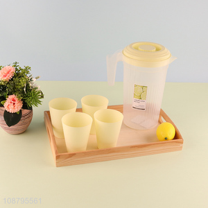 Factory price plastic water jug water kettle water cup set