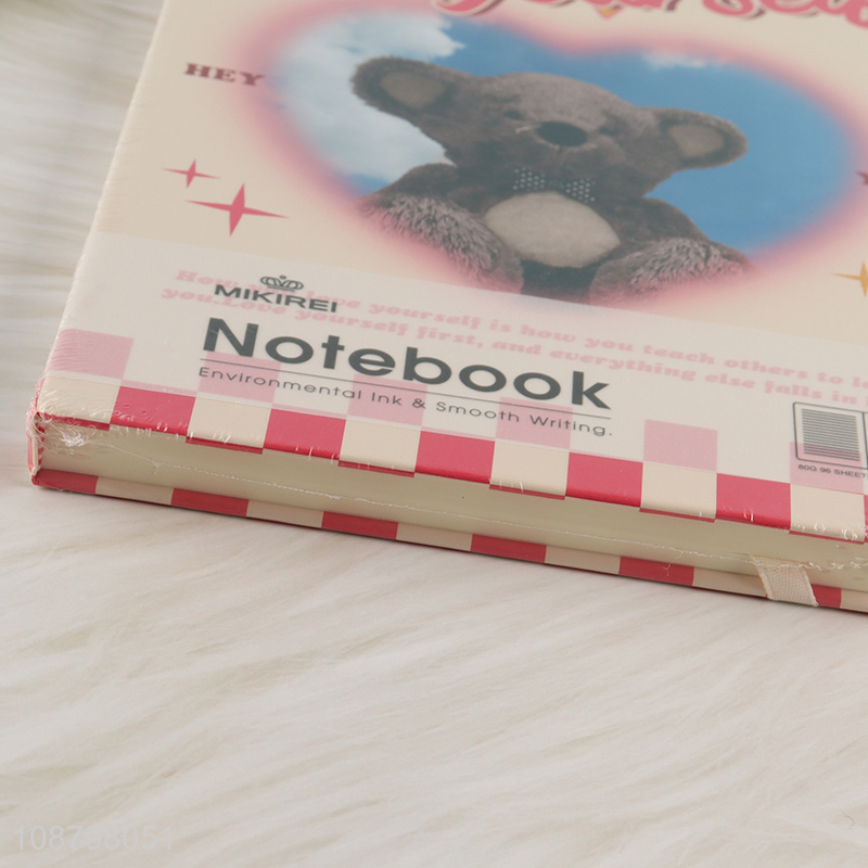 New style bear cover students writing notebook