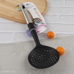 China supplier kitchen utensils slotted ladle for sale