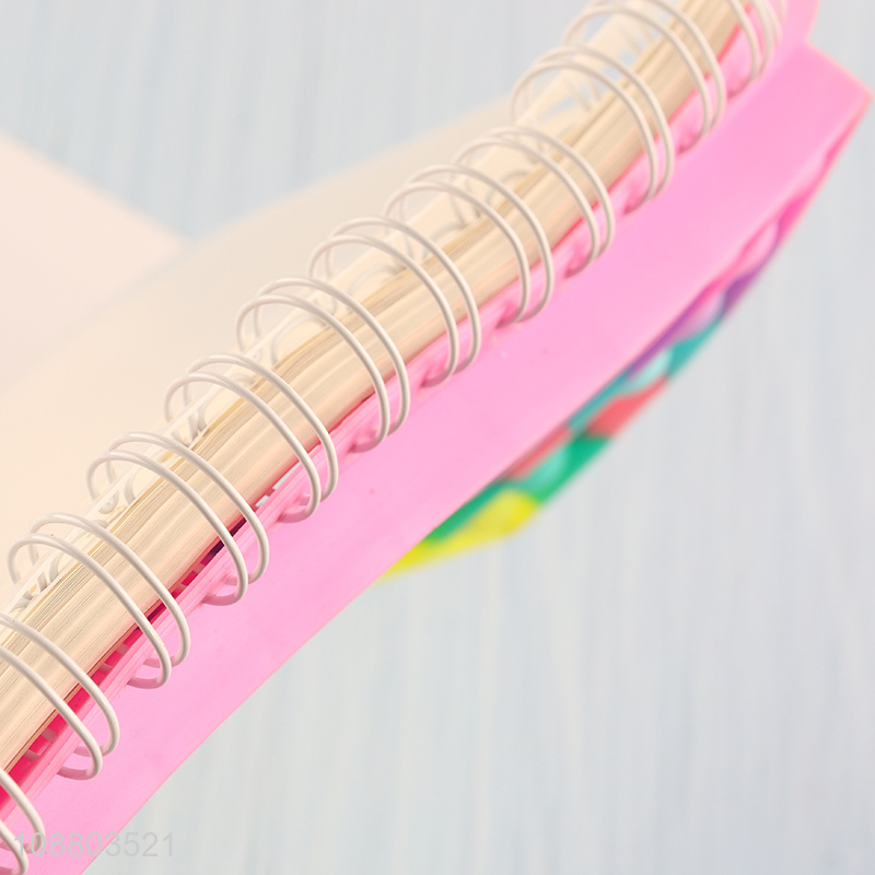 Good quality fidget sensory spiral notebook for school home