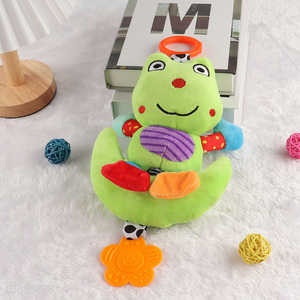 High quality baby stroller toy hanging plush rattle for infants
