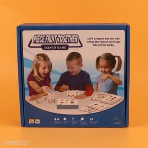 China products kids piece fruit together board game