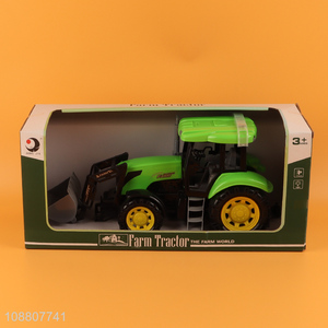Hot sale inertial farm tractor toy with lights and sounds
