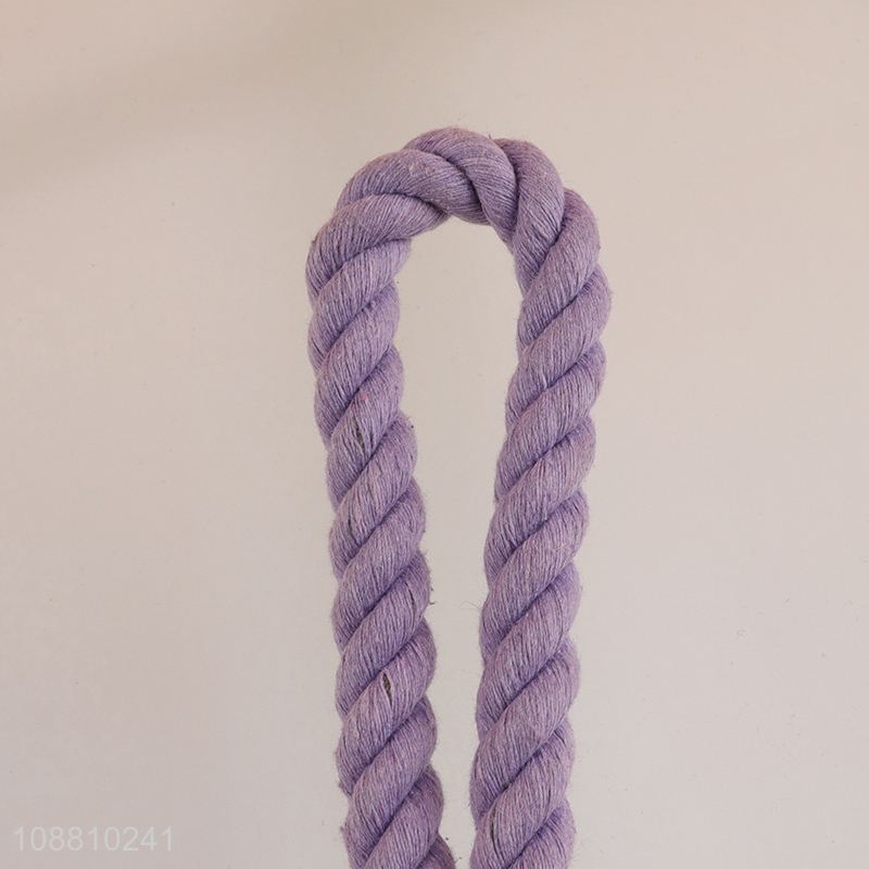 Best price purple pets cotton rope chew toys for sale