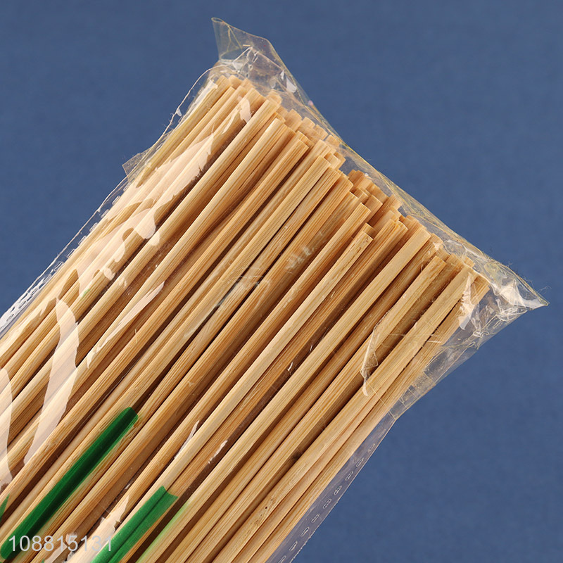 Wholesale 88-piece natural bamboo skewers sticks for grilling