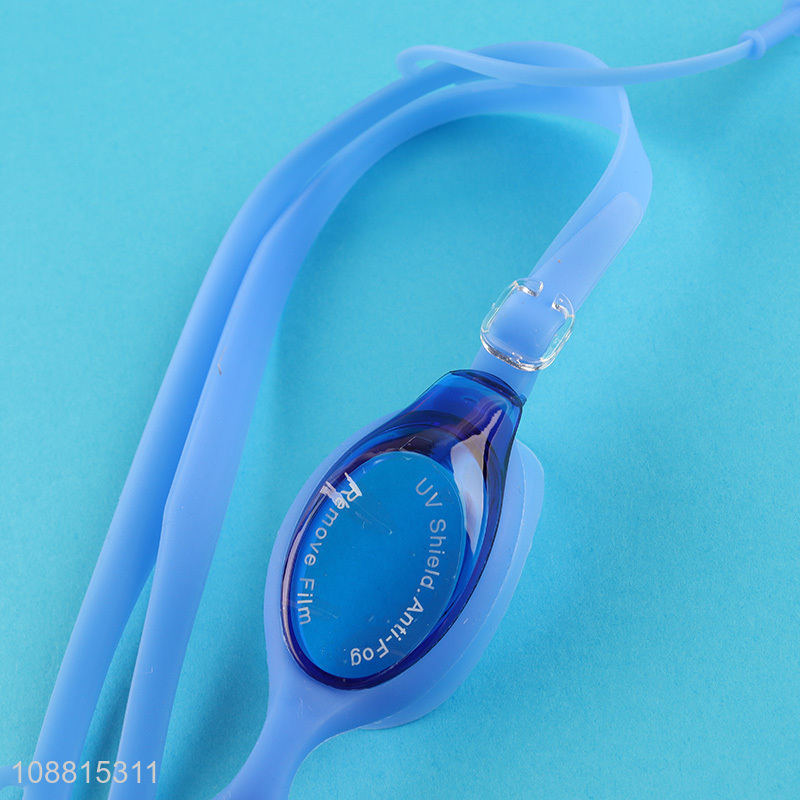 Good quality anti-fog silicone swim goggles with earplugs