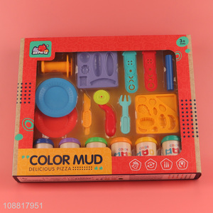 Hot sale food series kids color mud set toys