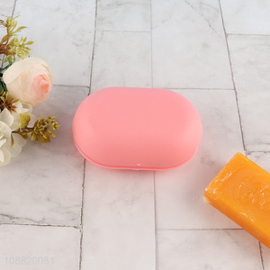 Online wholesale plastic draining bar soap box for bathroom