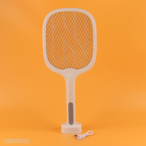 Top quality home electric fly swatter with base