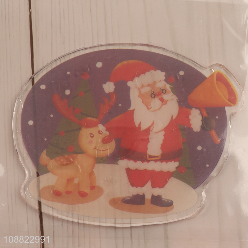 Factory Supply Christmas Gel Window Clings for Kids Toddlers