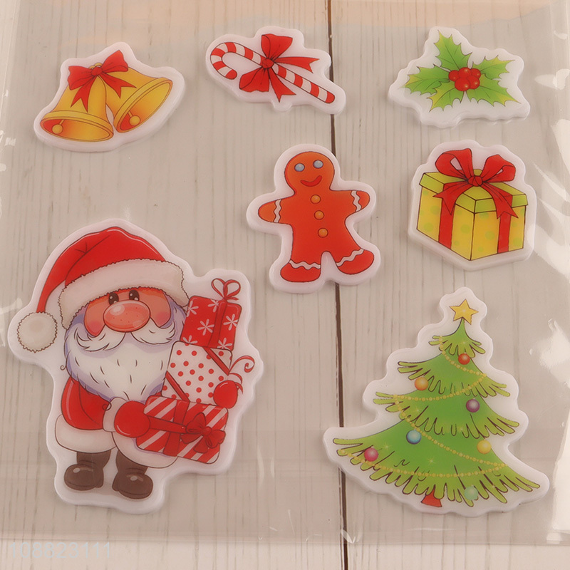 Hot Selling Christmas Gel Window Clings for Kids Toddlers