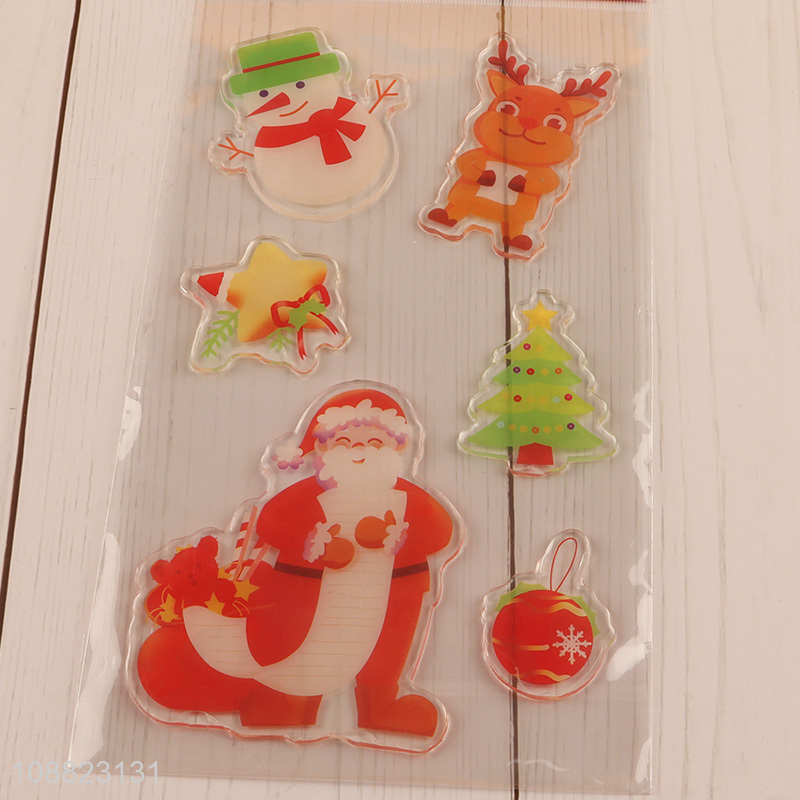 Factory Price Christmas Window Stickers Clings for Home Decor