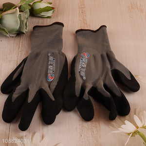 New arrival non-slip wear resistant breathable work gloves nitrile dipping gloves