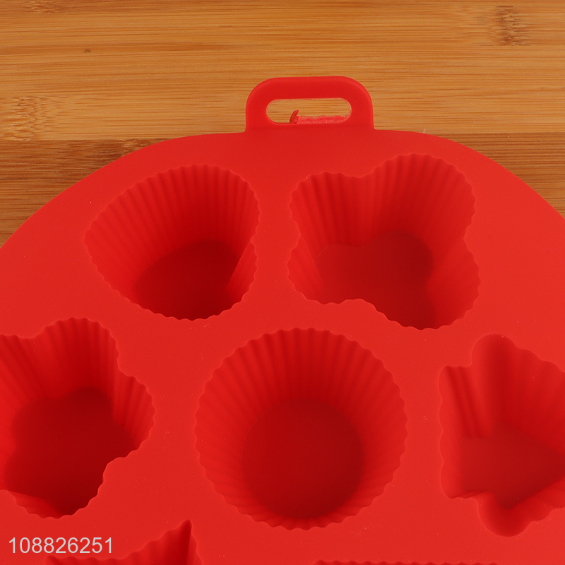 Online wholesale non-stick silicone air fryer muffin baking pan
