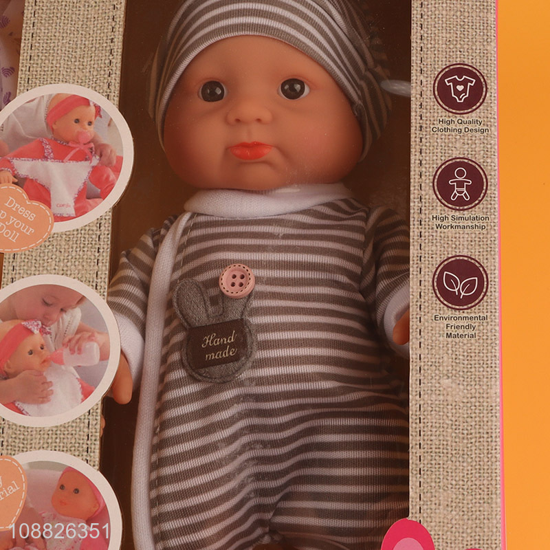 Wholesale 10-inch lifelike newborn baby doll gift set for kids age 3+