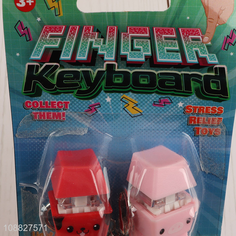 Wholesale finger keyboard finger figet toy stress relief toy