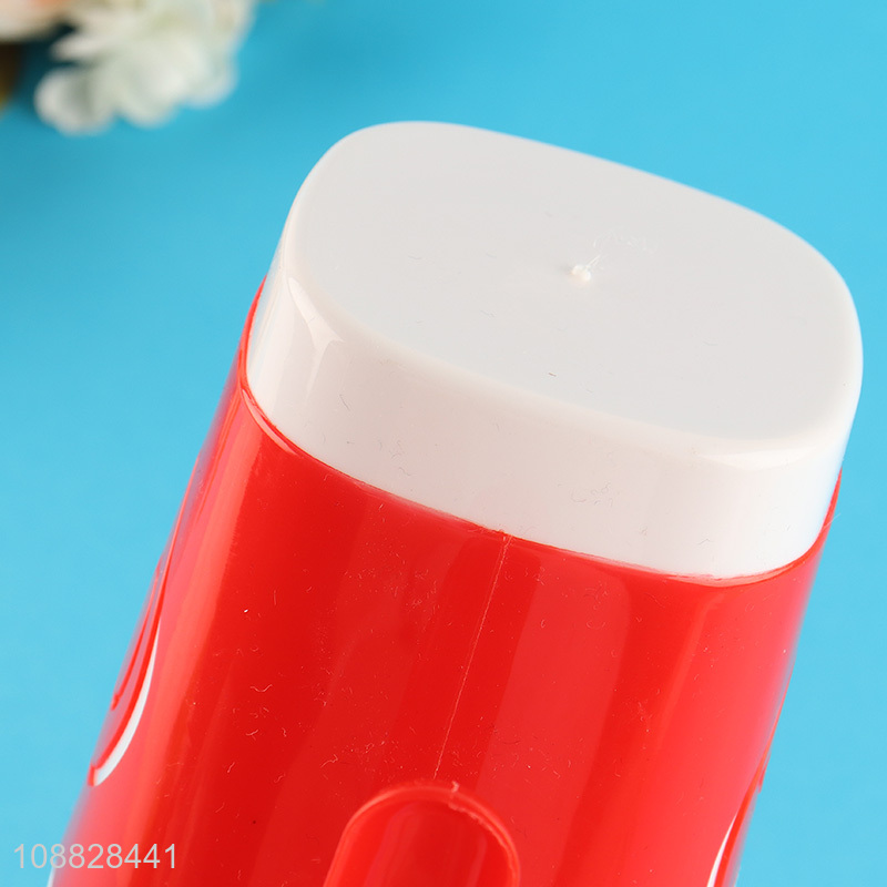 Factory supply plastic home water cup with lid and spoon